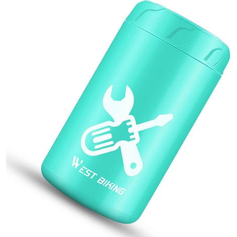 Bouteille de rangement pour outils de réparation de vélo, boîte à outils étanche pour VTT et vélos de course