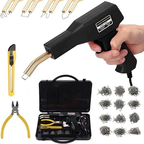 150W Soudage plastique Machine, Réparation de Pistolet de Soudeur ,Kit de Réparation Pare chocs de Voiture,Soudure en plastique Outil de Réparation (1/5)