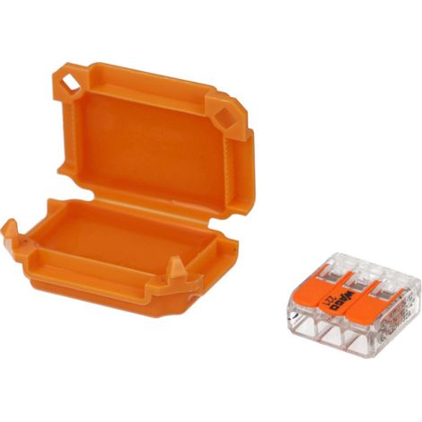 Boite de jonction isolante "gel" avec 1 borne Wago 3 entrées