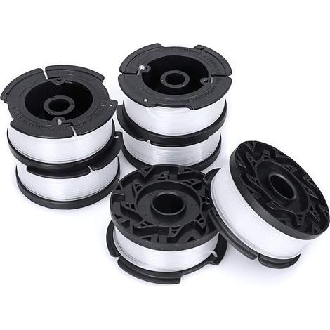 Carrete de repuesto AIDUCHO para desbrozadora, 30 pies, 0,065" de hilo de repuesto para desbrozadoras Black + Decker (paquete de 6/30 pies) (1/5)