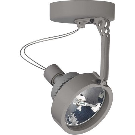 Projecteur surface tilt HAITI GU10 15W Gris (1/5)