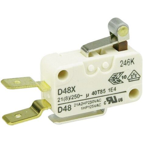 ZF D489-V3RA Microrupteur D489-V3RA 250 V/AC 21 A 1 x On/(On) à rappel 1 pc(s) (1/3)