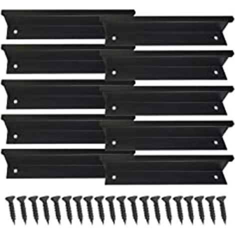 Lot De 10 Dissimulée Poignée De Meuble En Aluminium Cabinet Gérer Tiroir Tire Des Poignées De Porte Poignées De Tiroirs 150 Mm Poi