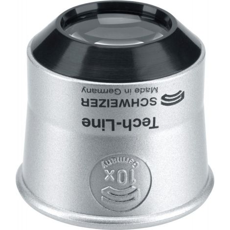 Loupe d'horloger Tech-Line Agrandissement 10x D. lentille 22,8 mm (1/2)