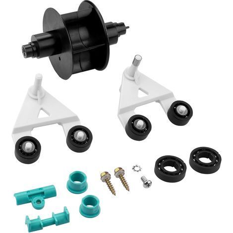 AXV621DAT Kit universel pour aspirateur de piscine avec cadre en A/turbine compatible avec les nettoyeurs de piscine Hayward Aquabug, pour Navigator, Aquadroid, Diver Dave, Wanda The Whale, remplace (1/5)