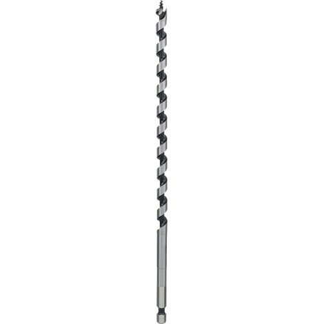 Bosch – Mèche à bois hélicoïdale 8 mm x 170 mm – Queue six pans pour perceuse – Perçage précis dans bois dur – 2608597623