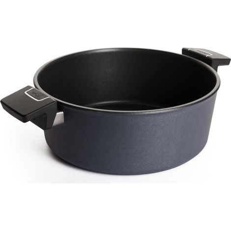 Faitout Ø 24 cm 3,8 l, 2 poignées – antiadhésif en aluminium coulé, compatible four et lave-vaisselle, tous feux dont induction (1/5)