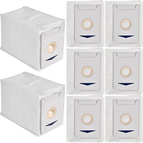 Confezione da 8 sacchetti per aspirapolvere robot Ecovacs Deebot T30 / T30 PRO / T30 MAX - Accessori di ricambio Ecovacs T30 (1/5)