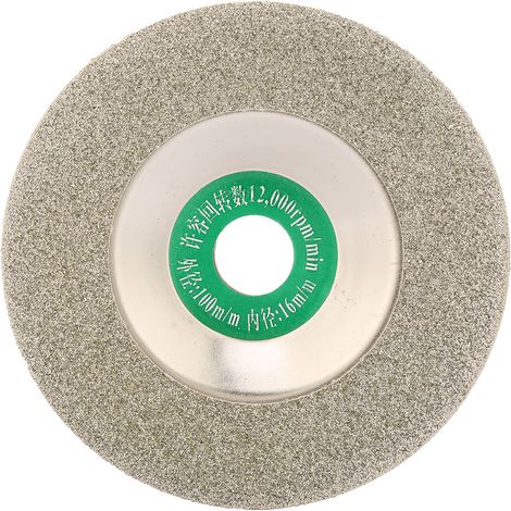 Ortviai Meule diamantée bol 100 mm (4 pouces) pour béton et pierre – modèle 150025, argent (1/5)