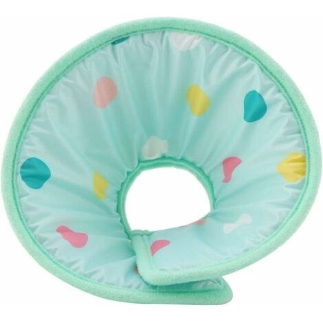 Récupération Pet Cone Cat pour chien Chien Cône éponge souple Collier de protection réglable Anti-morsure et lécher les plaies Cicatrisation Couvre-cou de sécurité (L) (1/5)