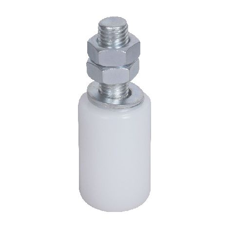 Deco Fer Forge – Olive de guidage nylon Ø40mm – Hauteur 59mm – Tige filetée M16 – Résistance à l'usure et fluidité de mouvement