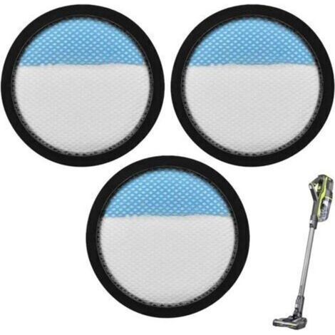 3er-Pack waschbare Filter für Ryobi Akku-Staubsauger PCL720, PBLSV716, PBLSV717