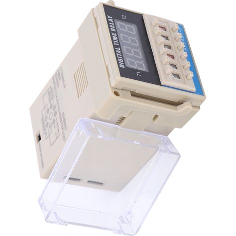Zeitrelais mit digitaler LED-Anzeige und Zeitverzögerungssteuerung, elektronische Bauteile ATS48A-SAC220V (1/5)
