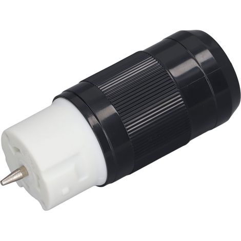 Connecteur femelle twist lock 50A NEMA SS2-50R 125V/250V AC pour camping-car, prise secteur étanche, 1 pièce. (1/5)
