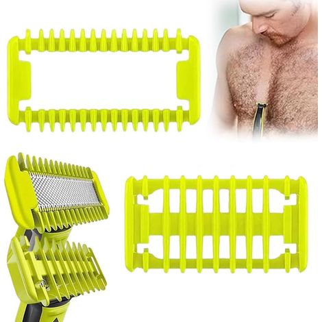 2 Peigne De Guidage Pour Rasoir Oneblade, Accessoire En PC, Compatible QP25XX QP65XX, Pour Barbe Et Corps (1/5)