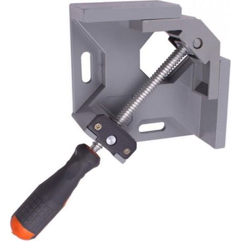 Serre-joint d'angle à poignée unique en aluminium, équerre de serrage à 90 degrés pour le travail du bois, outil de lime à angle droit (1/4)