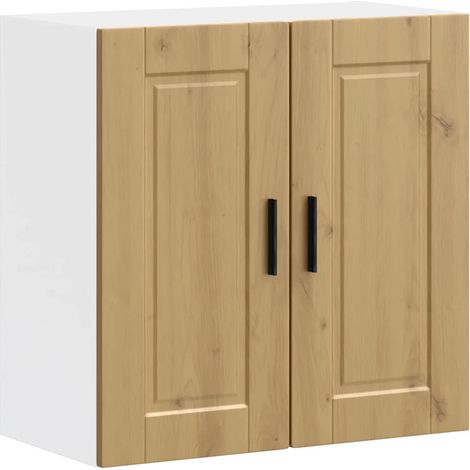 Armario de pared para cocina con gran espacio de almacenamiento 60 x 31 x 60 cm madera contrachapada roble artesanal 020050371 (1/5)