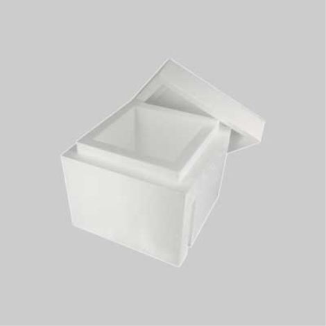 Cubetto per provini in polistirolo 15x15x15 cm