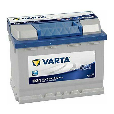 BATTERIA PER AUTO 'VARTA BLUE' 'D24' - 60 Ah dx / mm 242 x 175 x 190