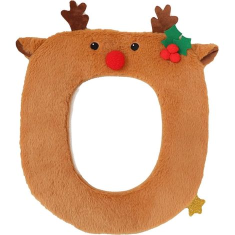 Coussin Pour Abattant De Toilette - Velours Doux Non Glissant - Pour Usage Intérieur En Hiver - 43,5 X 38,5 X 3 Cm - 1 Pièce (1/5)