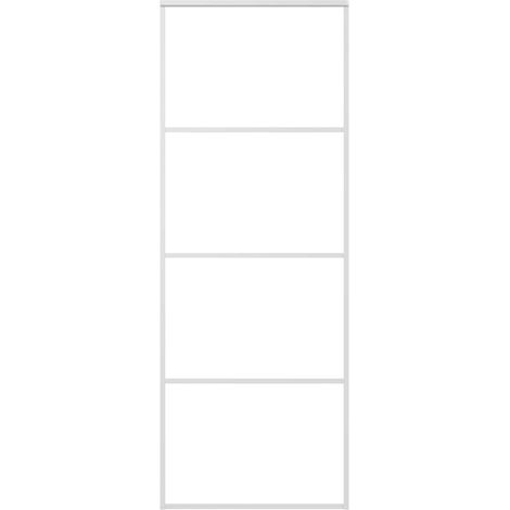 Maison Exclusive - Schiebetür ESG-Mattglas und Aluminium 76x205 c (1/5)