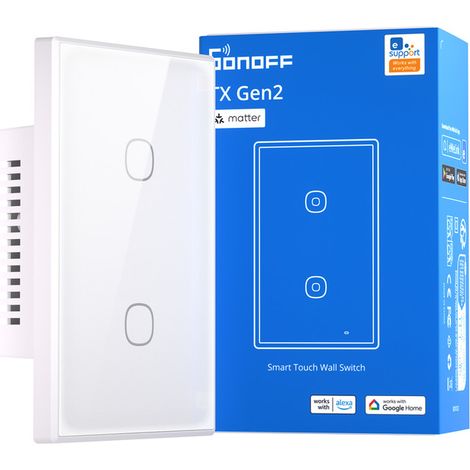 SONOFF Intelligenter Touch-Wandschalter,T6-2C-120M