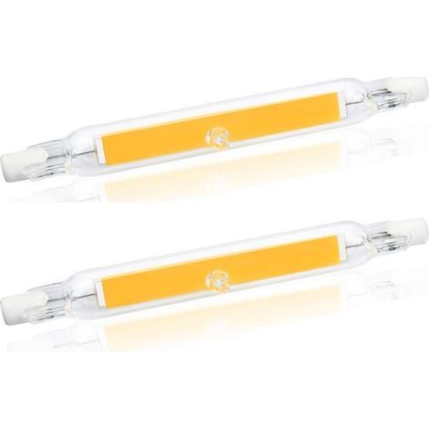 Bombilla LED de filamento de 5W, equivalente a una bombilla halógena, perfecta para el hogar, la cocina, el dormitorio, el balcón, la oficina, etc. (2 unidades, luz natural de 4000K) (1/5)