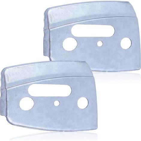 2pcs Plaque de guide pour Husqvarna 340 345 350 346 XP 353 351 357 357XP 359 E/EPA Tronçonneuses, pièces de rechange durables pour tronçonneuse, remplace 503856601/503 85 66-01 pour améliorer votre tr (1/5)