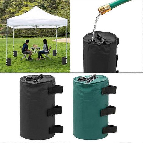 1 sac de lestage à eau pour auvent, poids pour pieds de tente, sac de sable, poids pour auvent (1/4)