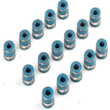 Kit de 16 joints d'étanchéité pour moteur automobile en fluoroélastomère résistant à l'usure (1/5)