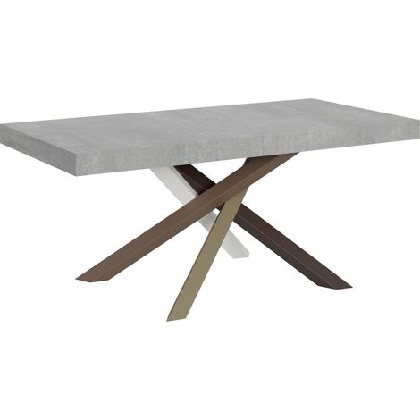 Tavolo Allungabile 180-284x90x77 cm Volantis Cemento (1/4)
