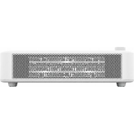 Chauffage céramique PTC, 500 W, chauffage rapide, économe en énergie, silencieux, chauffage de bureau pour chambre, bureau ou chambre d'étudiant, blanc (1/5)