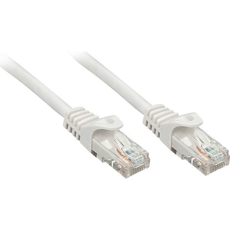 LINDY 48165 RJ45 Cavo di rete, cavo patch CAT 6 U/UTP 5.00 m Grigio 1 pz. (1/4)