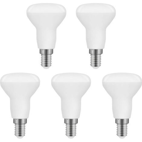 Ampoule LED R50 E14 5W, R50 LED E14 Réflecteur Équivalent Ampoule Incandescente E14 40W, Blanc Chaud 3000K 550LM, Non Dimmable, Lot de 5 [Classe énergétique F] (1/4)