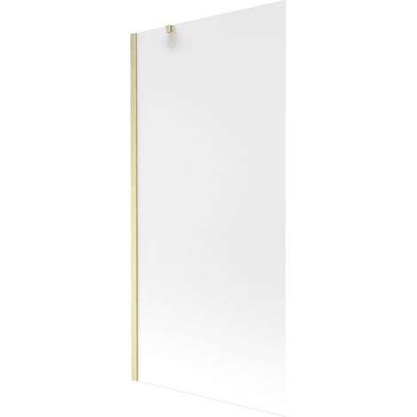 Mexen Next Badewannenabtrennung 1-flügelig 90 x 150 cm, Matt, gebürstetes Gold - 895-090-000-00-30-55 (1/5)