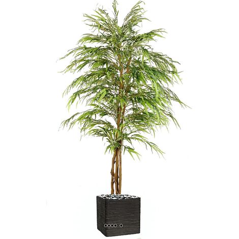 Saule pleureur artificiel H 180 cm 2498 feuilles une vraie densite
