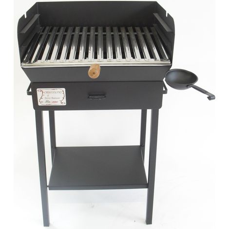 BARBECUE IN FERRO BATTUTO FAMILY cm. 50x40x94 h