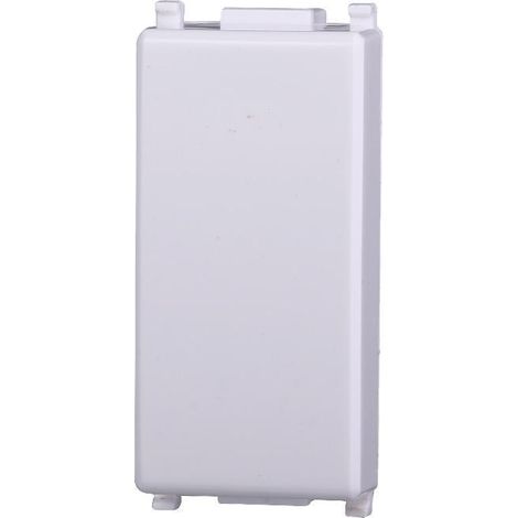 Obturateur paquet 2pcs compatible Vimar Plana couleur blanc Ettroit EV0100