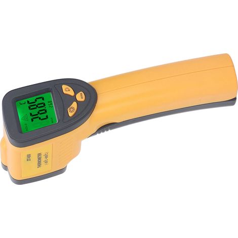 Infrarot-Thermometer mit Digitalanzeige, berührungslos, Temperaturmessbereich -50-600 °C (1/5)