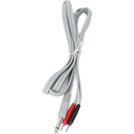 Câbles de remplacement pour électrodes TENS 5,9ft, fils conducteurs avec connecteurs, compatibles électrothérapie, lot de câbles pour unité de stimulation, accessoires de rechange. (1/5)
