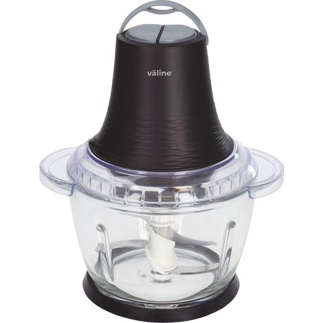 Picadora "Boali" con recipiente de cristal fácil de desmontar y limpiar (300W 230V) IP20 Ø180x205mm color gris (1/5)