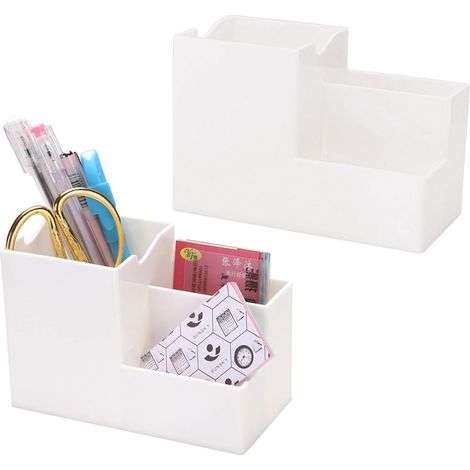 Organisateur de bureau 2 pièces, porte-pot pour stylo et crayon-Fei Yu