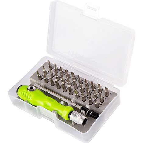 32 en 1 tournevis magnétique de précision, mini kit de tournevis avec tige réglable, ensemble d'outils de réparation pour électronique (1/5)