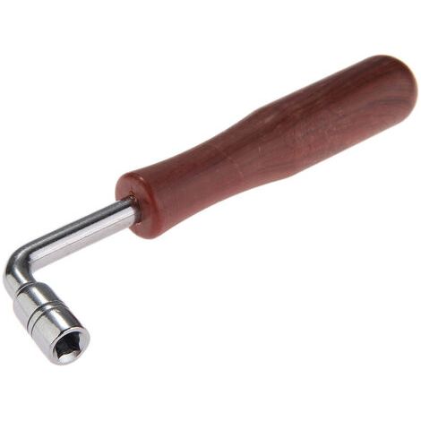 AGE Clé de Réglage du Piano, D'accordeur Marteau en Forme L Professionnel Guzheng Carrée Instruments à Cordes pour Accorder Acier Inoxydable Adaptateur Professionnelle (1/5)