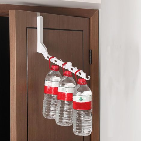 SHINING HOUSE Reise-Kleiderbügel, Garderobe für die Tür, platzsparender Kleiderbügel, Kleiderständer, einziehbarer Wand-Wäscheständer mit Haken, für Urlaub, Camping, drinnen, Hotel, draußen