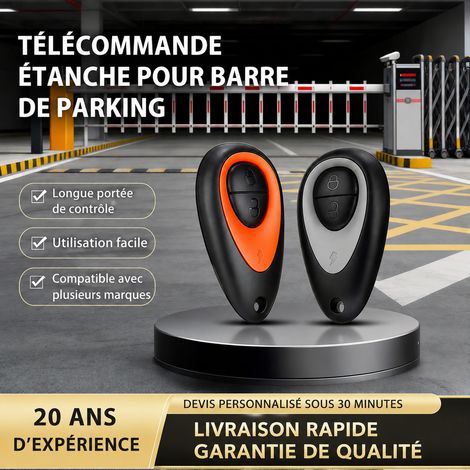 Télécommande copieuse sans fil 3 boutons forme goutte d'eau 315 MHz noir et gris gris 315mhz 6,5 × 3,6 × 1,5 cm 25 g – Livraison gratuite (1/5)