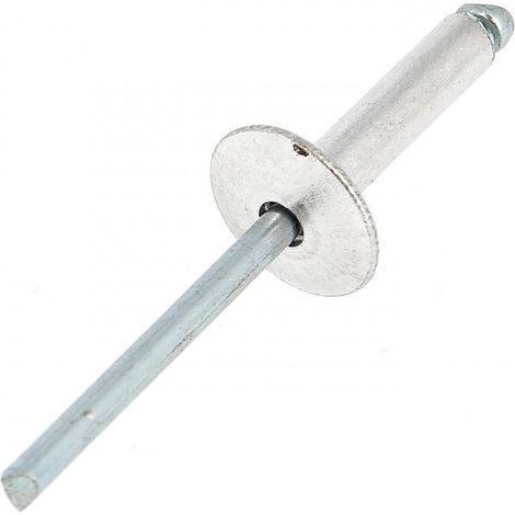 Rivet Aveugle Tête Large 4.8X18 Alu/Acier