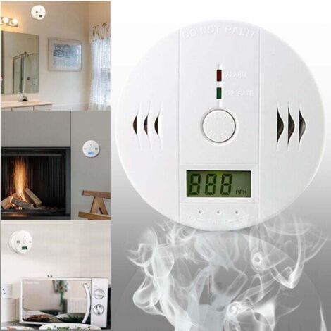 1x Carbon Monoxide Smoke Detector, XU, Smoke Detector, Carbon Monoxide Alarm - (1/4)