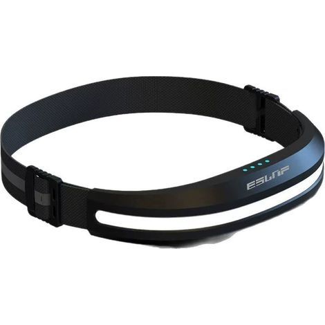 Lampe frontale LED rechargeable USB, lampe frontale pour casque de chantier, projecteur COB 230° mains libres à lumière rouge - Lampe frontale ultra-lumineuse pour le camping, la réparation, la pêche, (1/3)