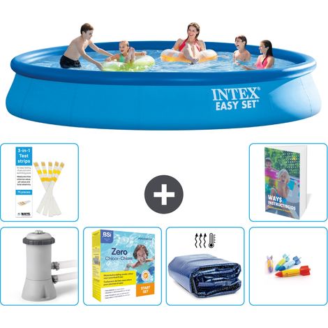 Intex Piscina Easy Set Rotonda - 457x84 cm - 7-pezzi  S181